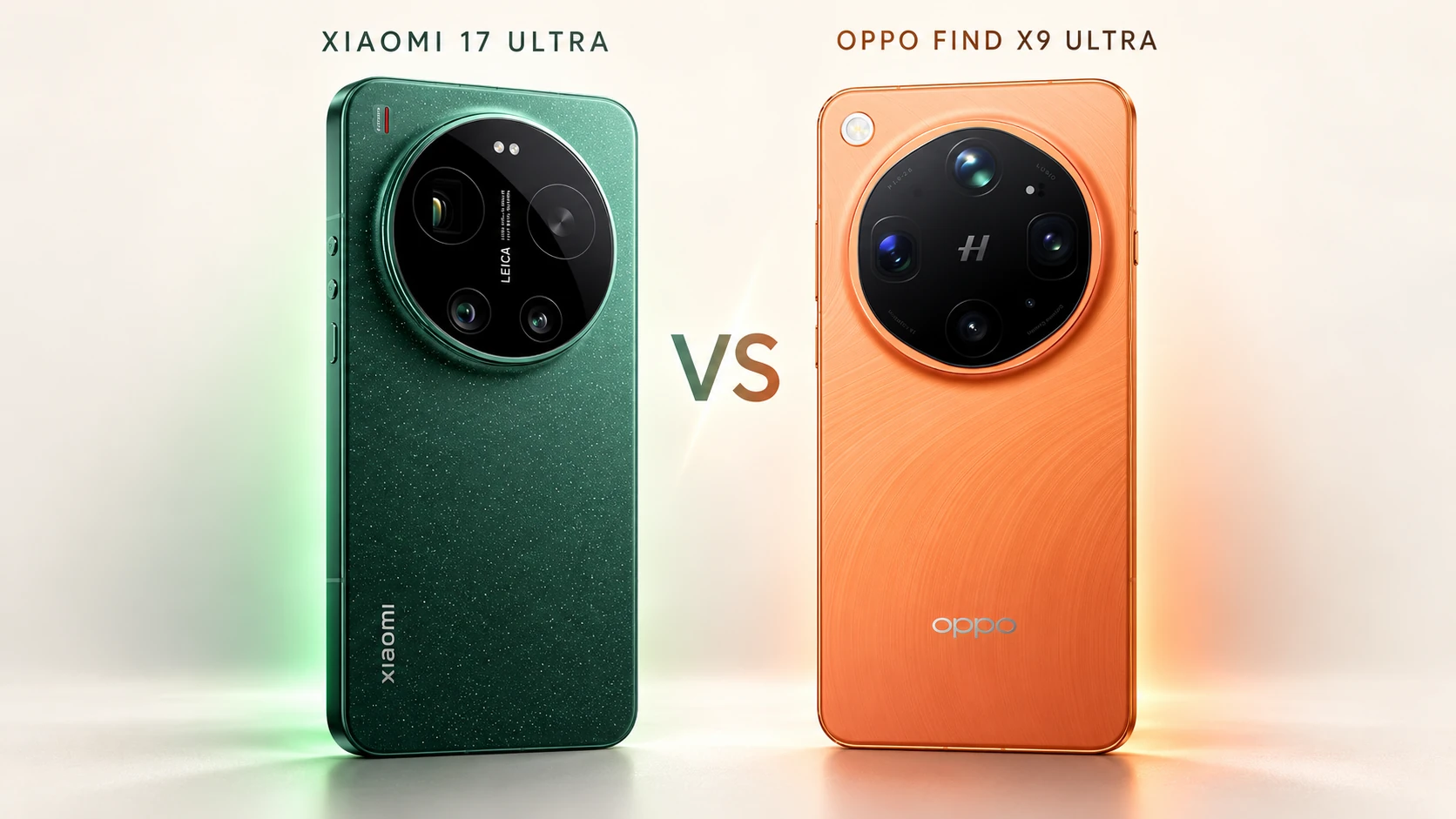 Xiaomi 17 Ultra vs OPPO Find X9 Ultra: Leica Zoom or Hasselblad Reach?